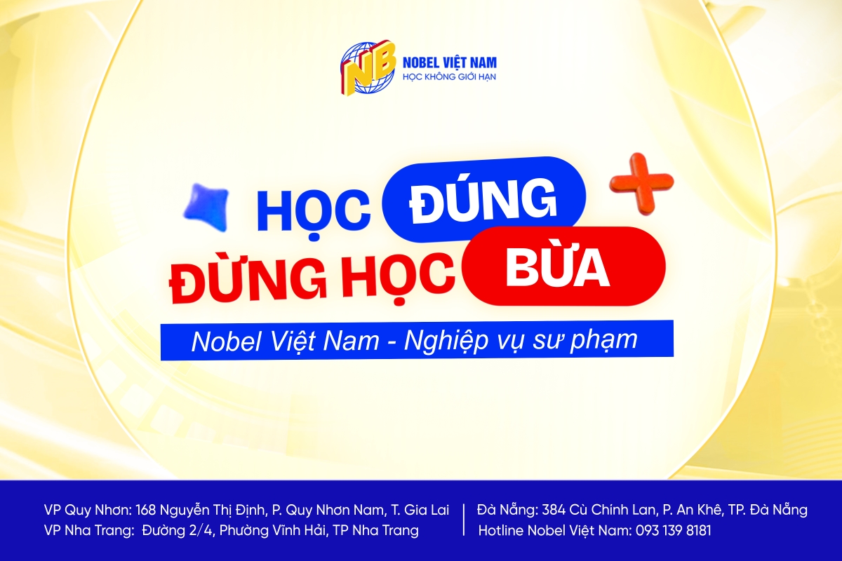 HỌC ĐÚNG ĐỪNG HỌC BỪA
